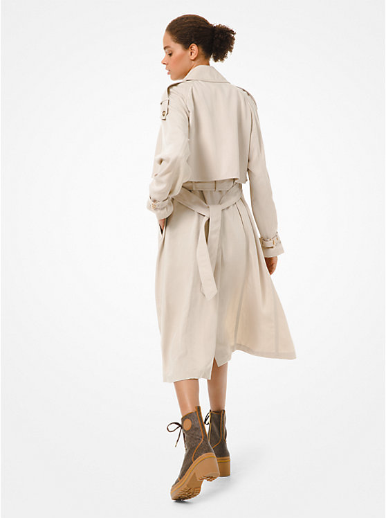 Draped Trench Coat image number 1