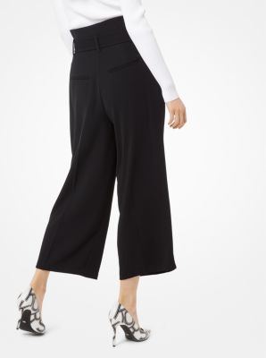 Belted Pleated Culottes image number 1