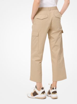 Cotton-Twill Cargo Pants | Michael Kors