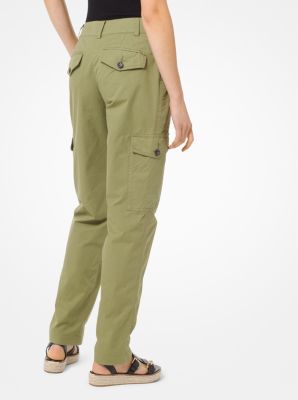 Cotton-Twill Cargo Pants image number 1