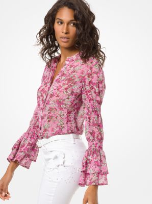 Floral Chiffon Blouse | Michael Kors