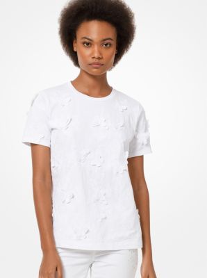 michael kors white tee shirts