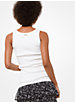 Ribbed Stretch-Viscose Tank Top image number 1