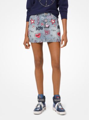 Michael kors embroidered clearance denim