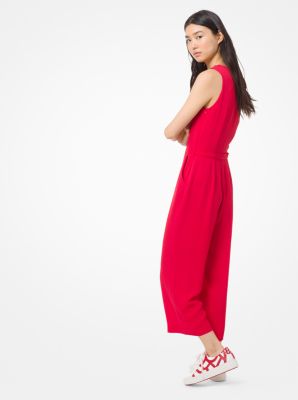 Michael kors on sale red jumpsuit