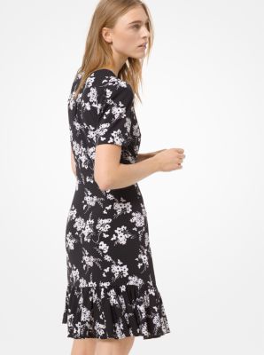 Michael kors outlet botanical print dress