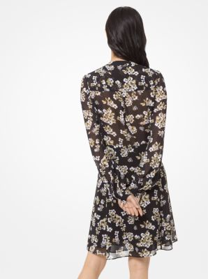 Michael kors floral clearance shirt dress