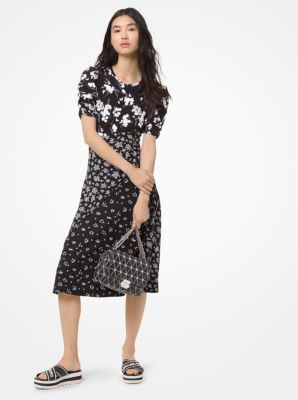 Michael kors botanical print dress new arrivals