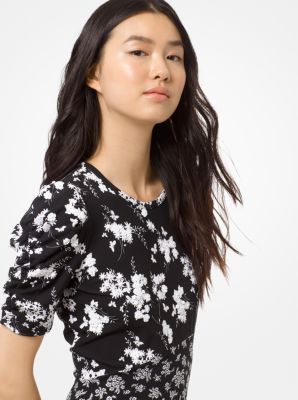 Michael kors botanical clearance print dress