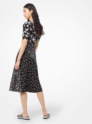 Michael kors clearance botanical print dress