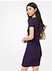 Ruffled Stripe Stretch-Viscose Dress image number 1