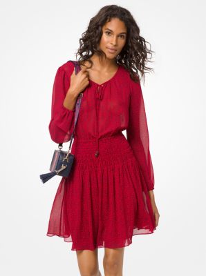 michael kors peasant dress