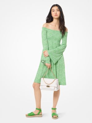 Michael kors off hot sale the shoulder dress