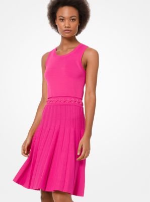 Michael kors store hot pink dress