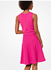 Pleated Stretch-Viscose Dress image number 1