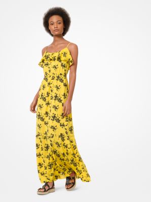 Michael kors shop floral maxi dress