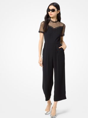 Michael kors store black lace jumpsuit