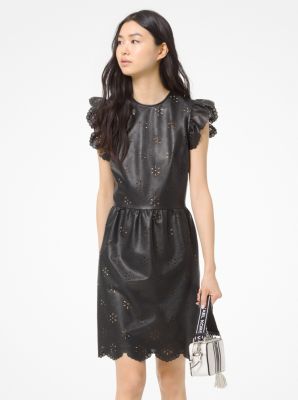 Michael kors hot sale leather dress