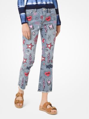 Michael kors shop embroidered denim