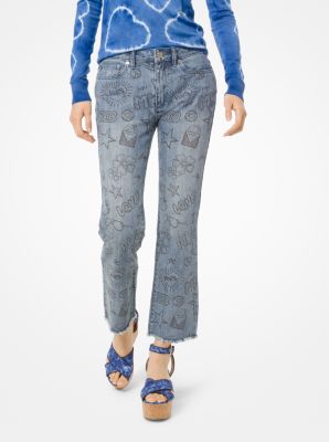 michael kors cropped jeans