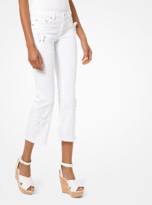 michael kors cropped jeans