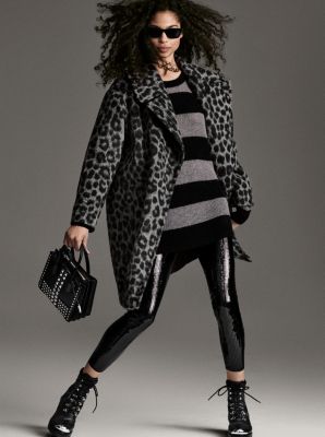 michael kors leopard leggings