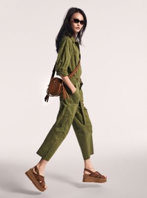 michael kors belted jumpsuit