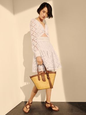michael michael kors medallion lace dress
