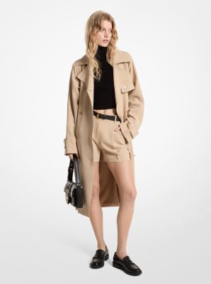 Trenchcoat aus strukturiertem Krepp image number 0