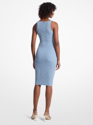 Ribbed Stretch Knit Midi Tank Dress image number 1