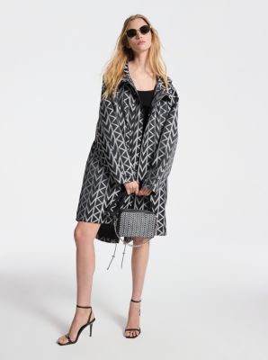 MK2000 Logo Jacquard Oversized Parka