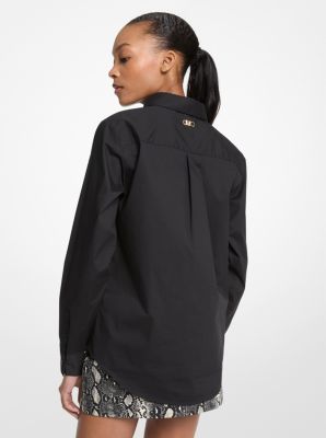 Stretch Cotton Poplin Shirt image number 1