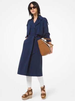 michael michael kors draped trench coat