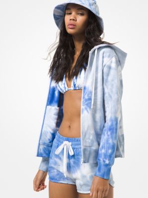 Tie Dye Cotton Terry Shorts