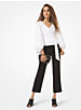 Crepe Cropped Pants image number 0