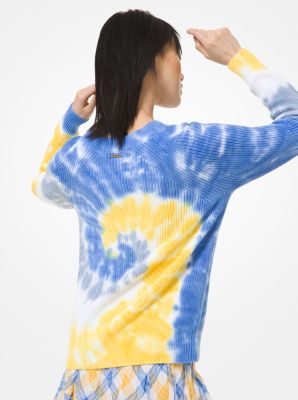 Tie dye cotton discount sweater