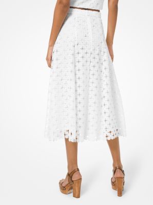 Floral Medallion Lace Skirt