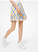 Plaid Crinkled Cotton Lawn Skirt image number 0