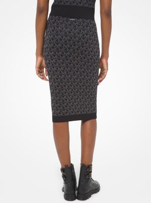 michael kors black pencil skirt