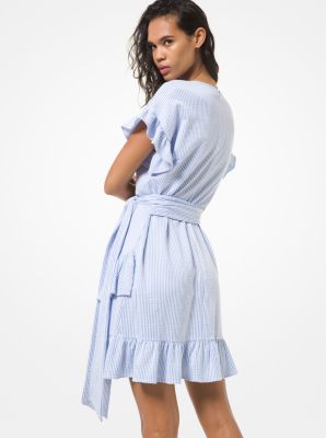 Michael kors ruffle dress discount
