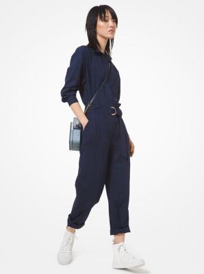 kors michael kors cady belted jumpsuit