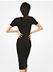 Stretch Viscose Snap-Front Dress image number 1