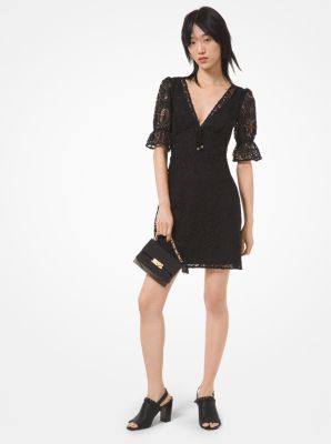 michael kors medallion lace dress