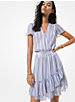 Striped Georgette Dress image number 0