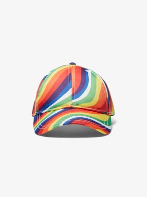 Rainbow Wave Stretch Cotton Baseball Cap