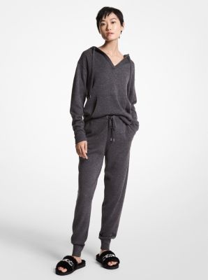 wool blend joggers