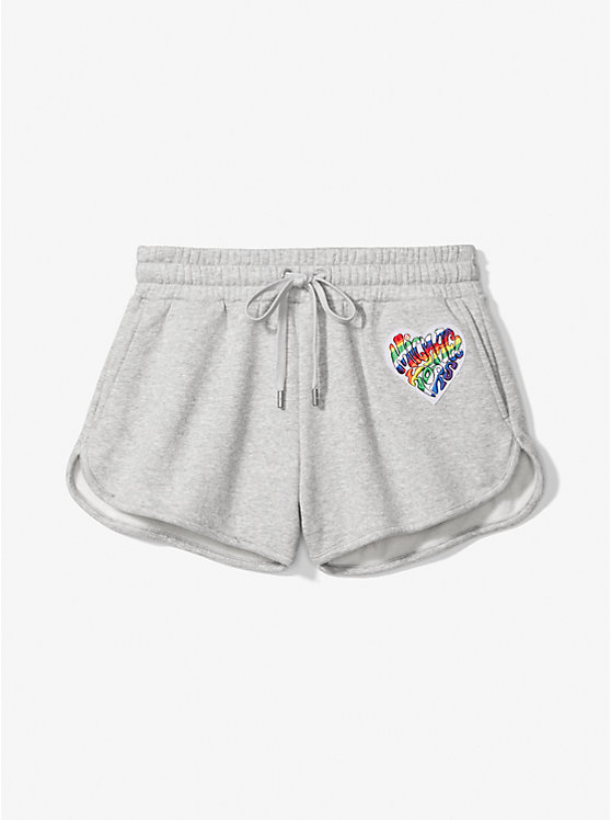 Pride Heart Logo Organic Cotton Blend Shorts image number 2