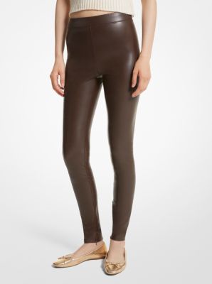 Michael Kors Faux Leather Leggings at FORZIERI