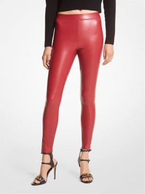 Coated Stretch Leggings image number 0