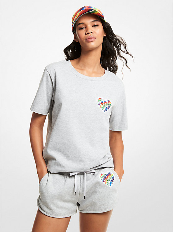PRIDE Rainbow Badge Organic Cotton T-Shirt – Gender Neutral image number 0